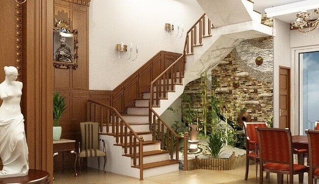 NGƯỜI MỆNH THỔ NÊN CHỌN NỘI THẤT VÀ CẦU THANG GỖ MÀU GÌ?